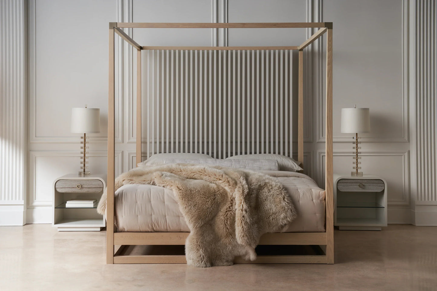 Pinstripe Light Bed - King